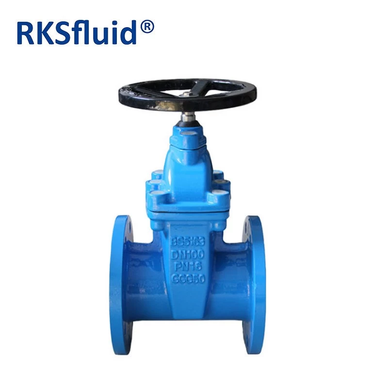 China Excellent Corrosion Protection BS5163 Ductile lron Double Flanged Resilient Seat Gate Valves manufacturer