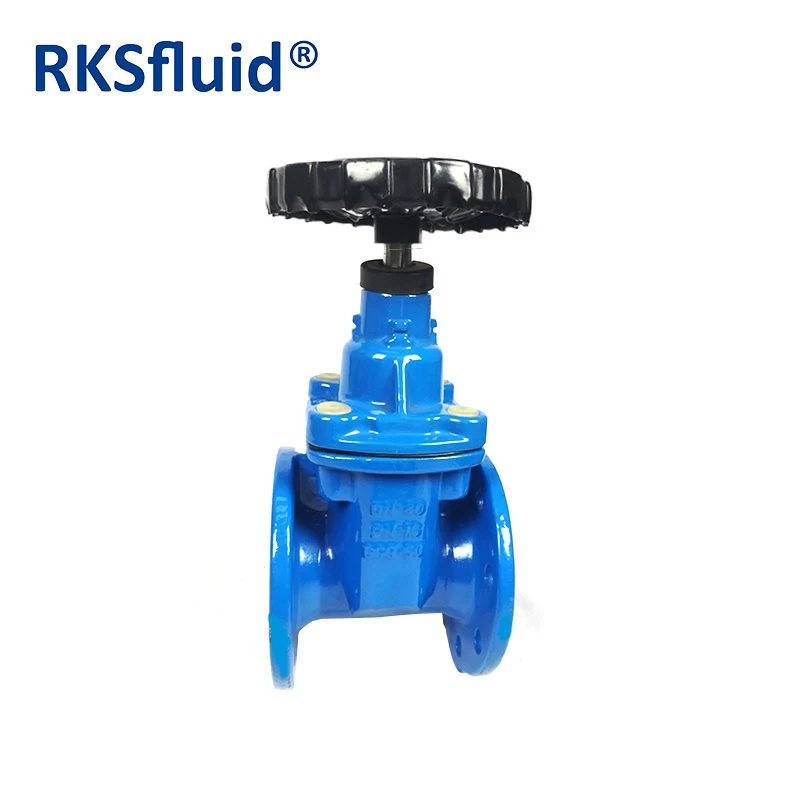 China Flange connect resilient seated 4 inch rising stem gate valve with prices list manufacturer