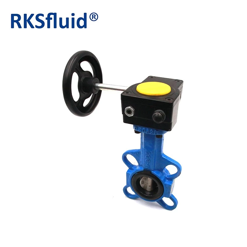 China Grooved butterfly valve with tamper switch gearbox manufacturer