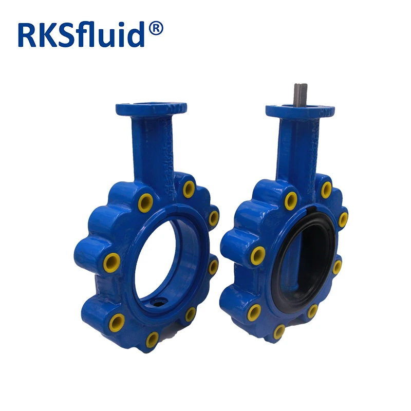 HYDRA 시리즈 버터 플라이 밸브 러그 DN80 3IN CI DI BODY SS 디스크 EPDM 시트