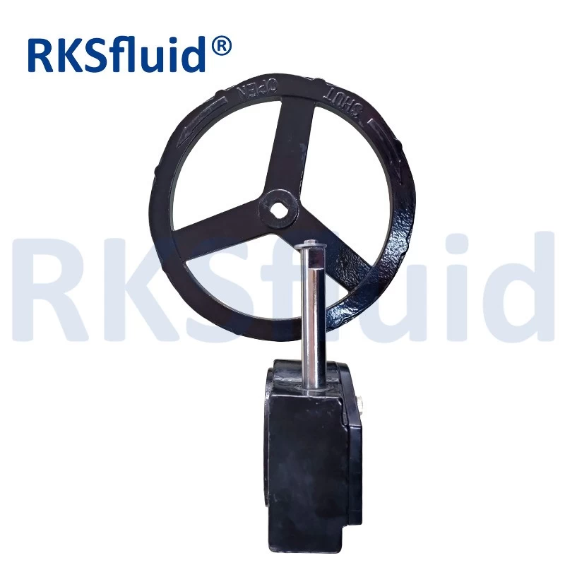 China Manual actuator handwheel small gearbox butterfly valve worm gearbox manufacturer