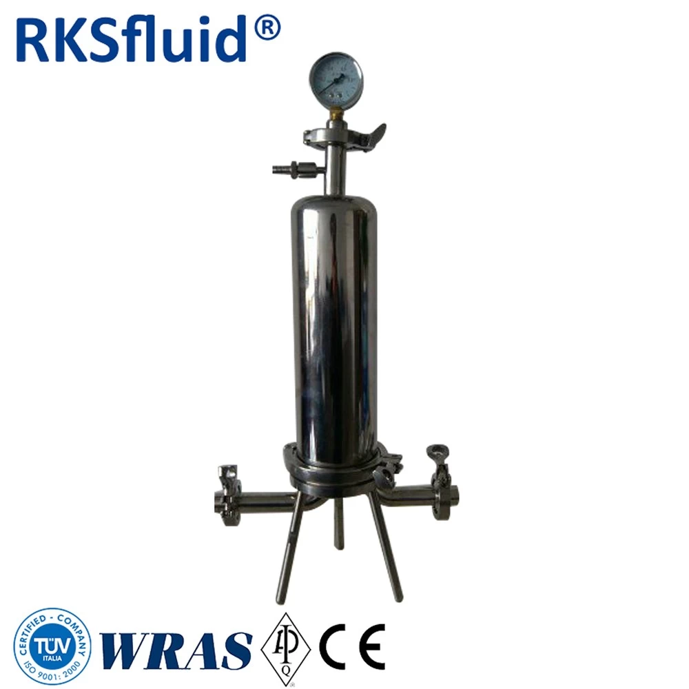 China Multi cartridge style filter Stainless steel SS316L filtration system manufacturer