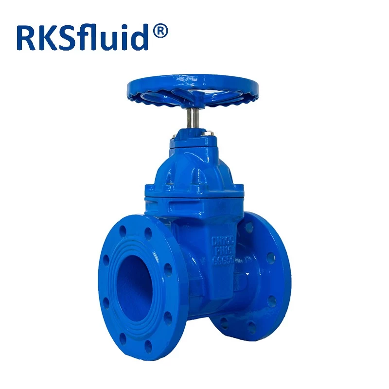China PN10 PN16 F4 BS5163 Soft Seal Flange Resilient Seated Ductile Iron Gate Valve manufacturer