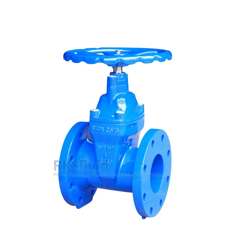China PN10 PN16 water gate valve price AWWA C515 C509 flange type cast iron resilient seated gate valve manufacturer
