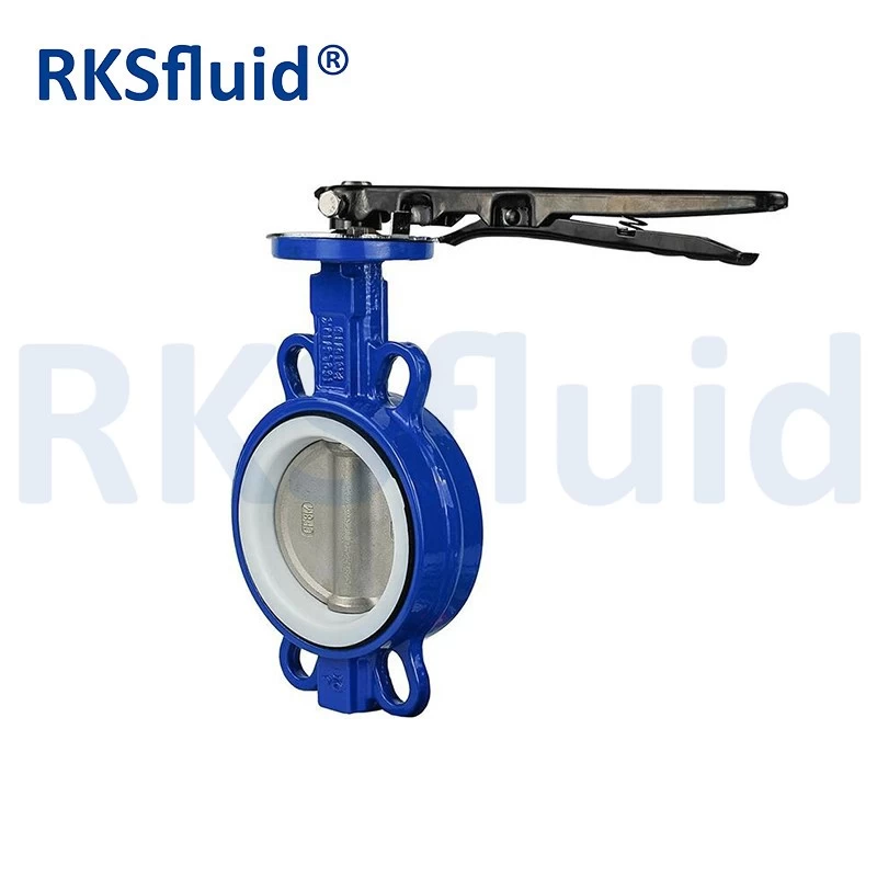 China PTFE seat lined gearbox full bore butterfly valve manufacturer