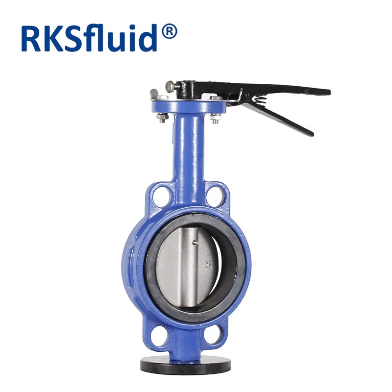 China RKS DIN wafer Resilient Seat Butterfly Valve Cheap Price manufacturer