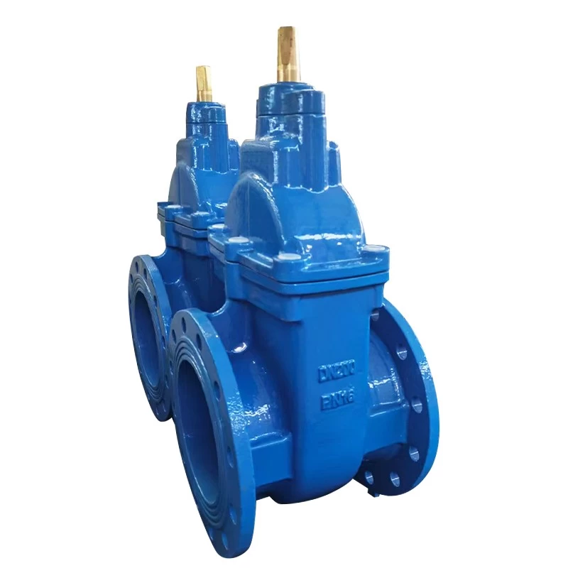China RKSfluid  GGG40 GGG50 cast ductile iron DN200 pn16 metal sealed gate valve price list fabricante