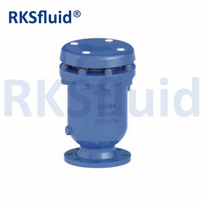 중국 RKSfluid GJS500-7 연성 철의 공기 방출 밸브 플랜지 제조업체