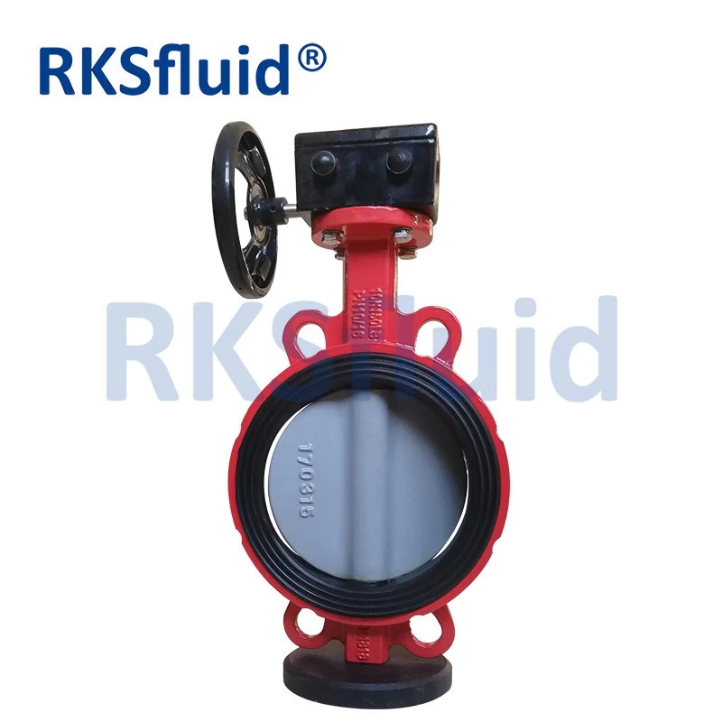 중국 RKSfluid PHOEBE 시리즈 좋은 가격 물 관개 웨이퍼 버터 플라이 밸브 제조업체