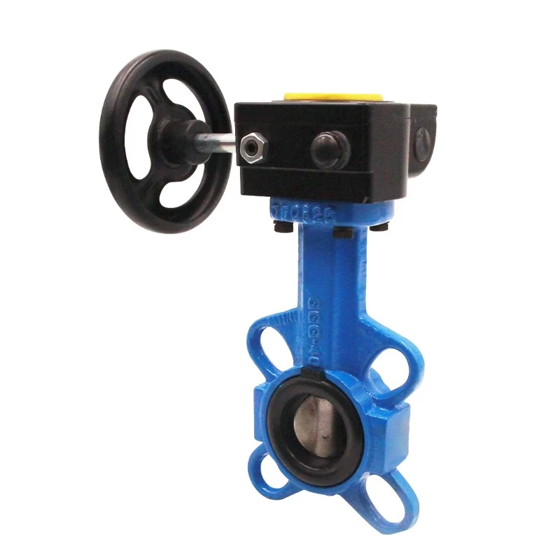 China RKSfluid china manufacturer NBR EPDM seated PN10 PN16 ss disc wafer type butterfly valves price manufacturer