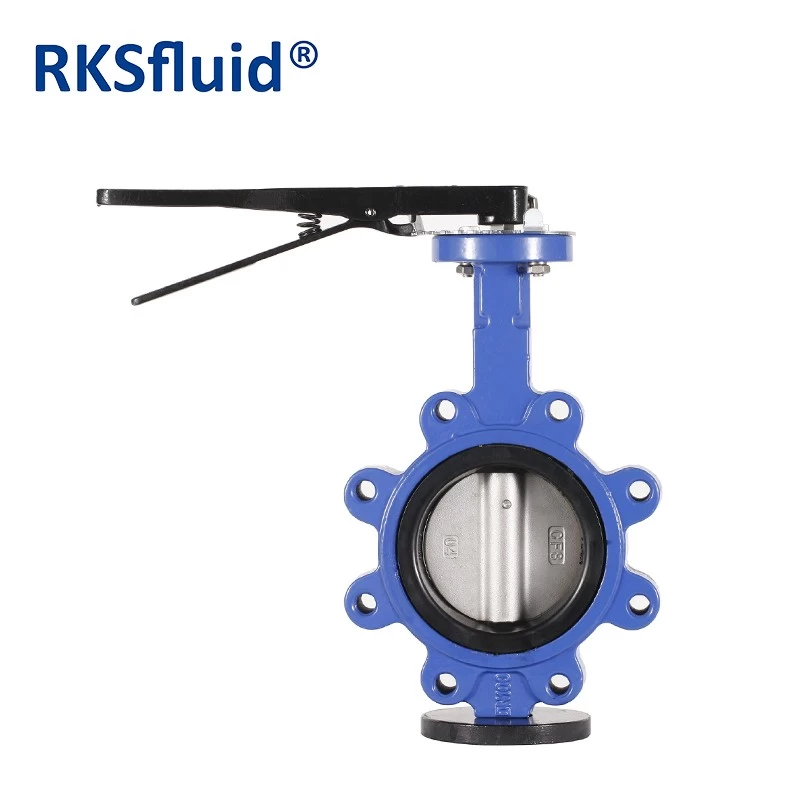 China Stainless Steel Flange Butterfly Valve 150lb 4 Inch DN400 EPDM Wafer Butterfly Valve Price with CE manufacturer