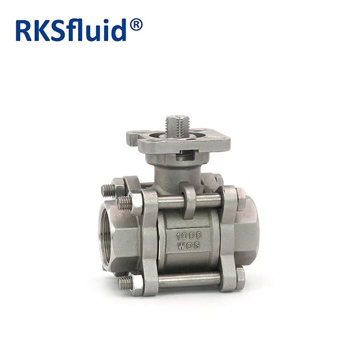 China Stainless Steel SS316 floating ball valve patent design 3pcs ball valvula supply manufacturer