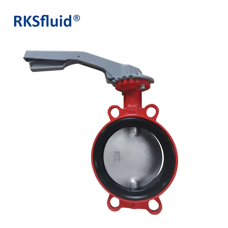 China WRAS ACS EN681-1 drinking water pipeline using butterfly valve Wafer Lug Double flange manufacturer