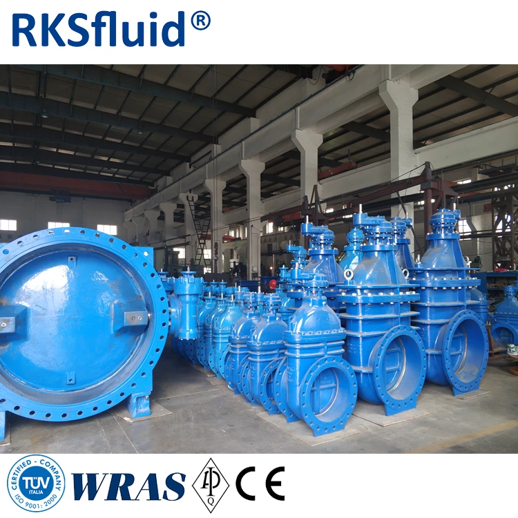 EPDM مقعد GGG50 الجسم مزدوج فراشة صمام غريب الأطوار