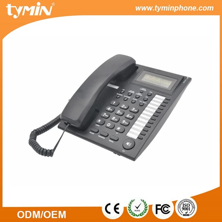 China 10 groups one-touch memories desktop or wall mountable analog telephone with LCD display (TM-PA123) manufacturer