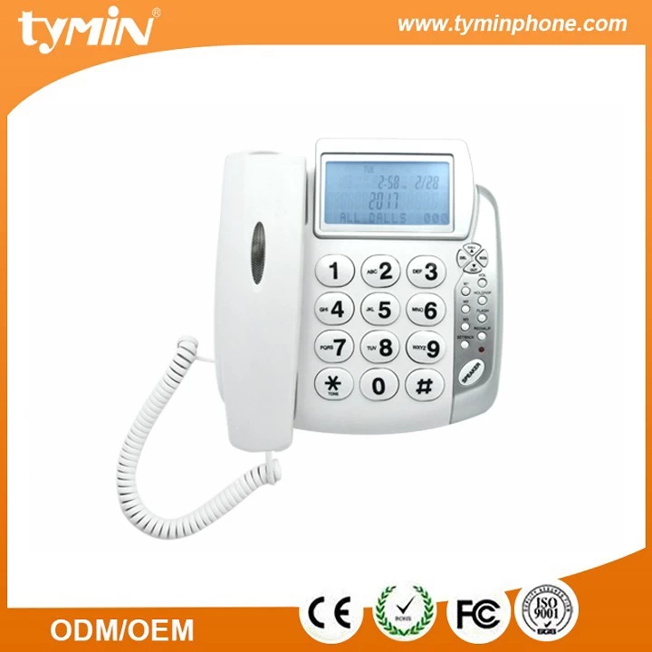 الصين 3 مكتب للذاكرة تعمل بلمسة واحدة يستخدم دفتر الهاتف والهاتف مع معرف الاتصال ووظيفة عرض الاسم (TM-PA004) الصانع