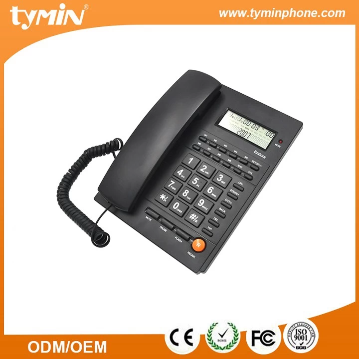 China Aliexpress 2019 Competitive Price Caller ID Call Waiting Telephone with LCD Display for Office and Home Use (TM-PA117) manufacturer