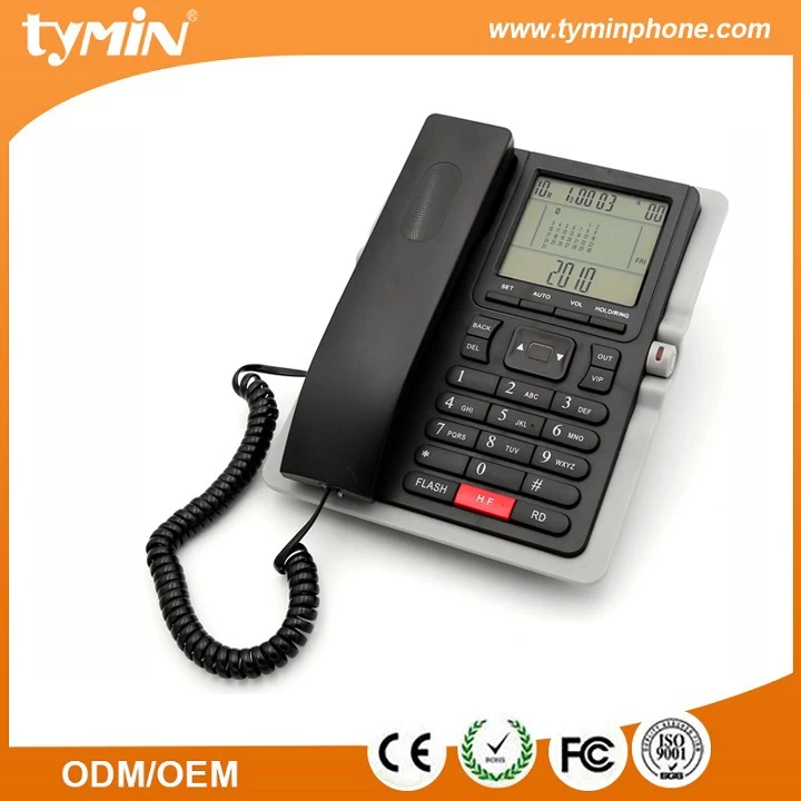 China Aliexpress 2019 Neueste Modell Hilfreich Jumbo LCD Schnurgebundenes Telefon mit Anrufer-ID-Funktion (TM-PA006) Hersteller