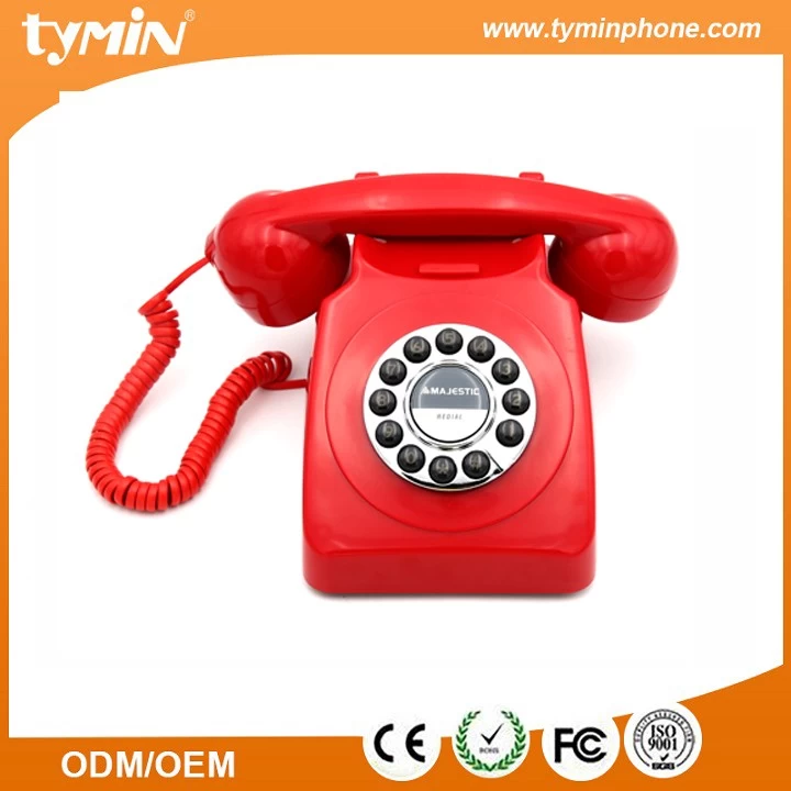 الصين الهاتف الرجعية نمط أمريكا مع تصميم فريد للاستخدام المنزلي والمكتبي (TM-PA188) الصانع