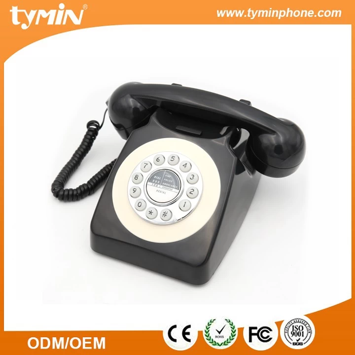 Chine Meilleur design Ancien téléphone rétro de style américain unique avec fonction de rappel du dernier numéro à utiliser à la maison (TM-PA188) fabricant