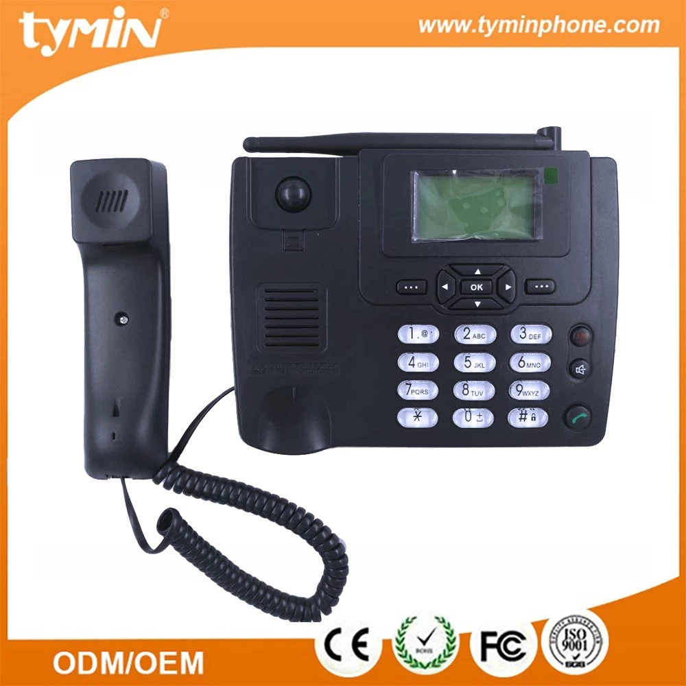 Teléfono inalámbrico GSM para ancianos, soporte de tarjeta SIM, fijo, fijo,  para el hogar y la Oficina