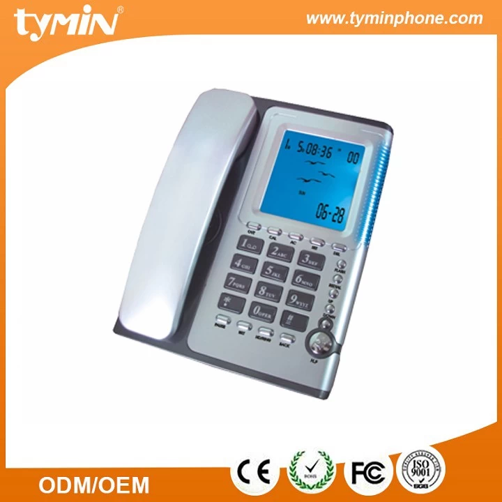China FSK / DTMF Jumbo CLI schnurgebundenes Telefon für Unternehmen / Büro / Zuhause (TM-PA086) Hersteller