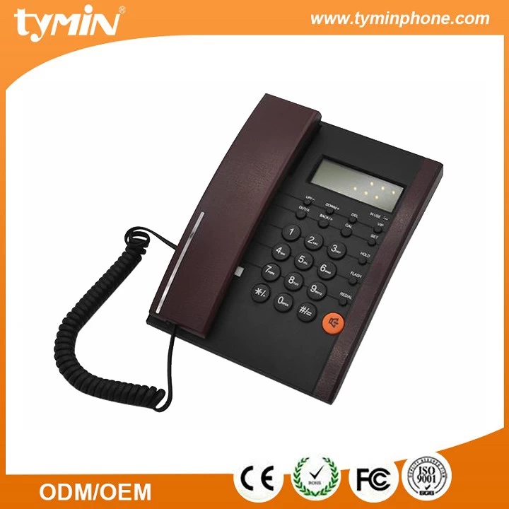 China Guangdong Newest Model Helpful Hands-Free Landline Corded Desktop Phone with Caller ID (TM-PA125) manufacturer