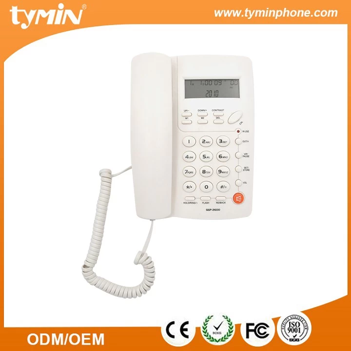 Китай Высококачественный проводной телефон с поддержкой громкой связи для офисного использования (TM-PA013) производителя