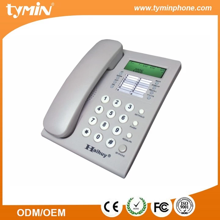China High Quality Single Line Corded Phone Caller ID (TM-PA107) manufacturer