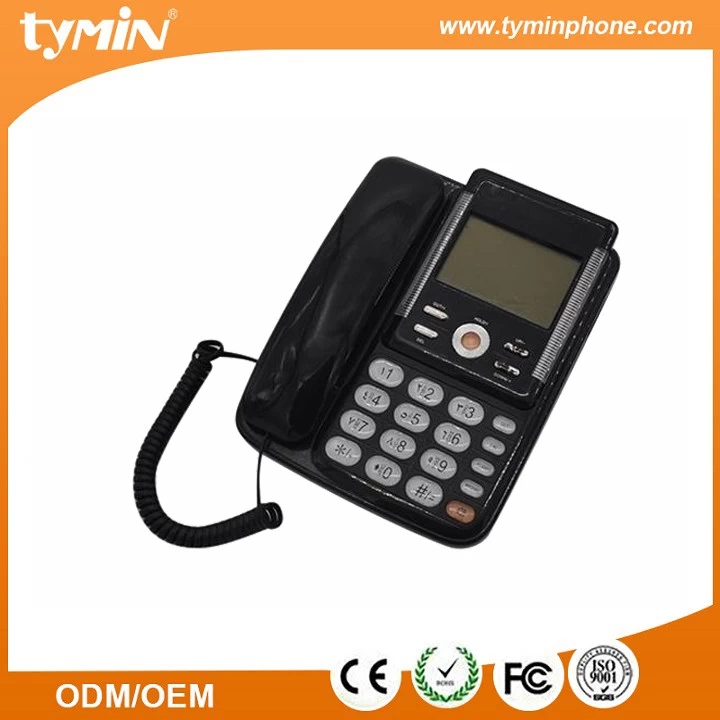 China Jumbo LCD Display Anrufer ID Big Button Telefon für Senioren Menschen (TM-PA092) Hersteller