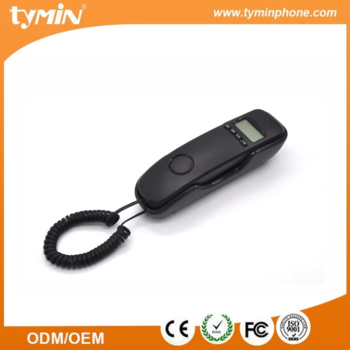 China Telefone Slim Design Mini com Indicador LED para Chamadas de Entrada e Alimentado (TM-PA020) fabricante