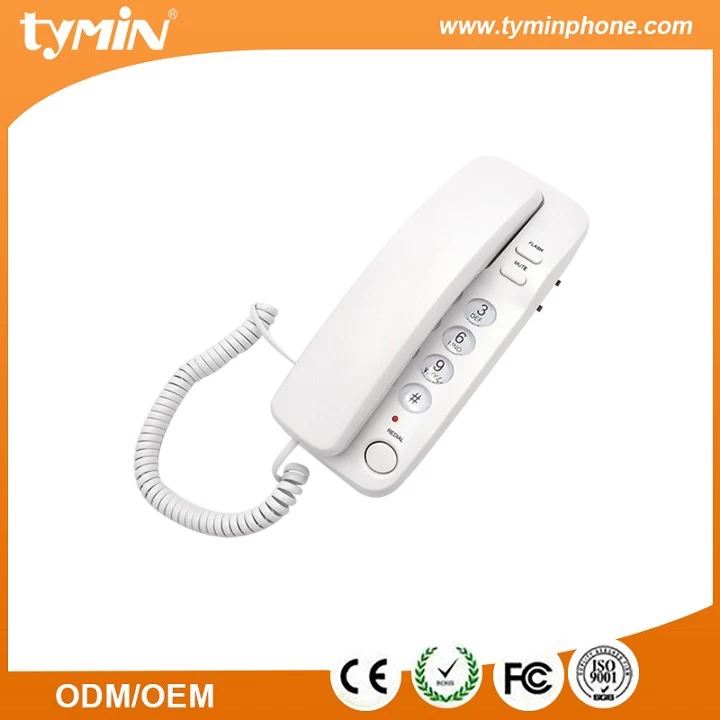 China Telefone de linha de corte de chegada nova básica com P / T comutável e redial última função de número. (TM-PA069) fabricante