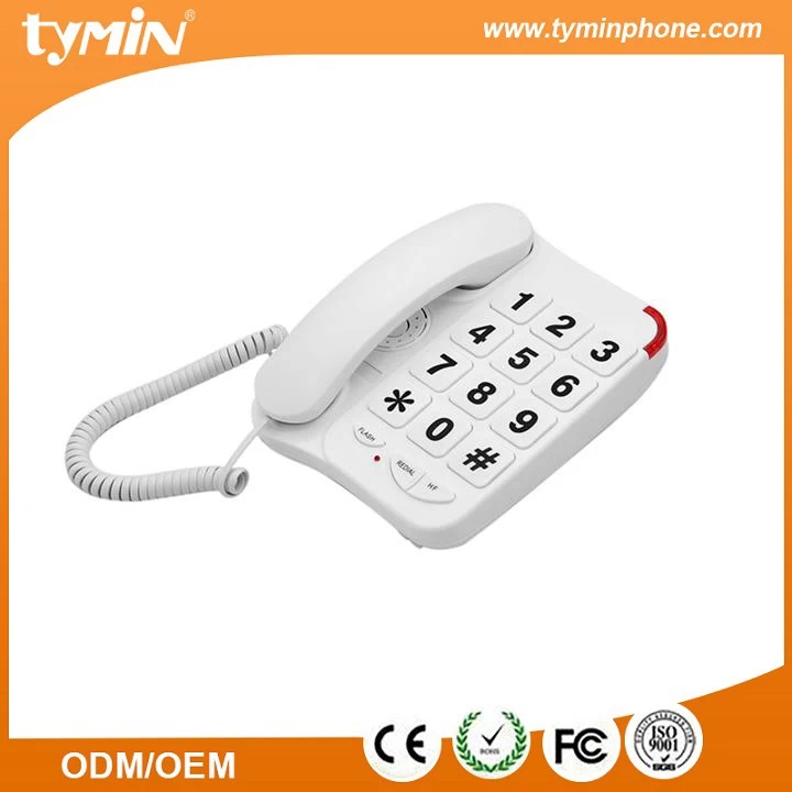 Chine Le téléphone à gros boutons le plus simple et le moins cher avec haut-parleur HF (TM-PA025) fabricant