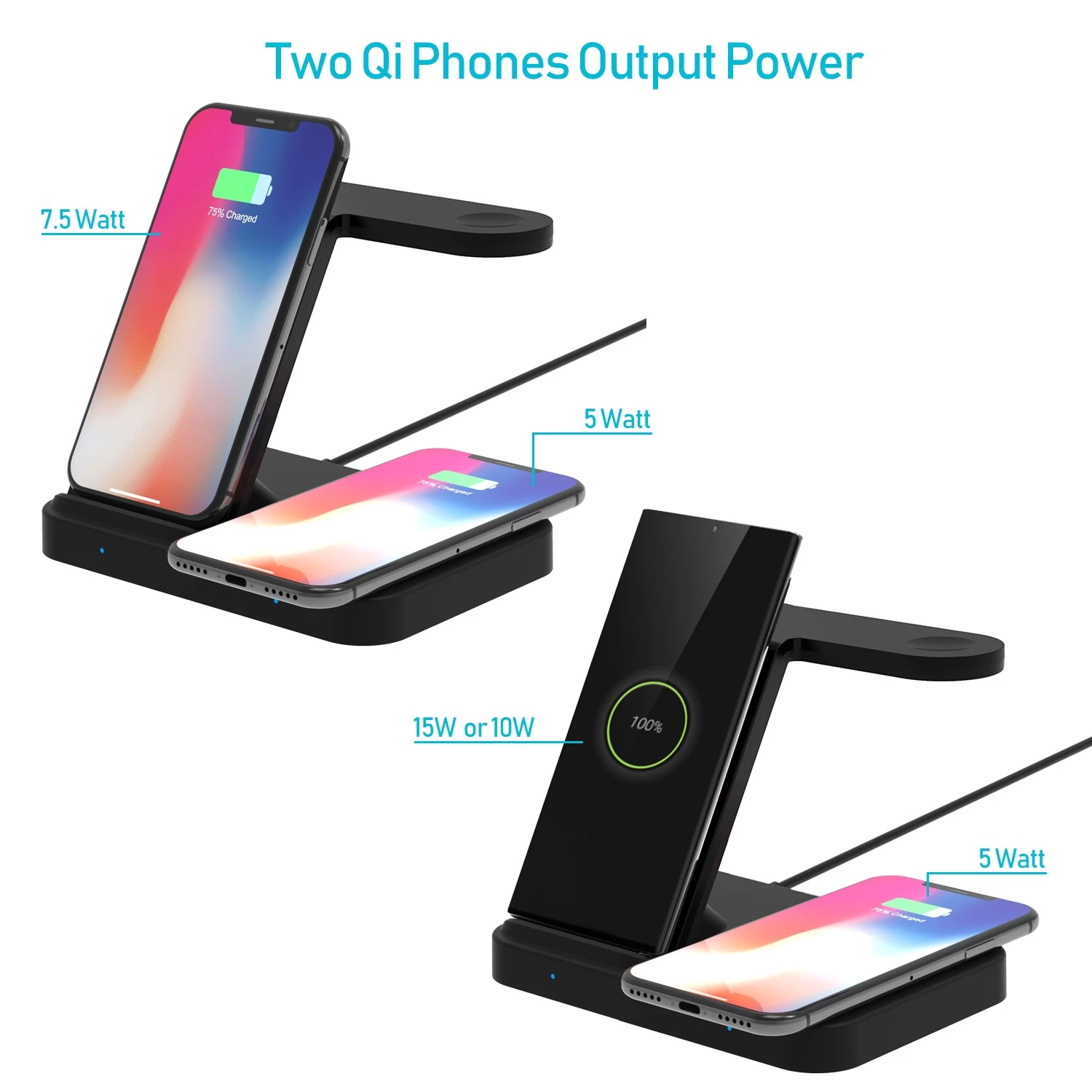 Wireless Charger 6 in 1 10w Qi Fast Stand Carga Rapida Dock Station Carregador  Sem Fio for Iphone 12 XS For Apple Watch Airpods - AliExpress