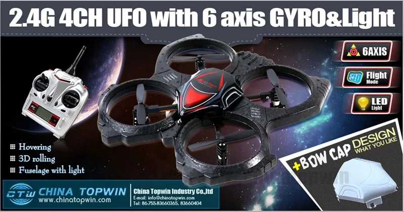 6 axis Quadcopter,2.4G,RC Quadcopter,6 axis gyro,RC drone