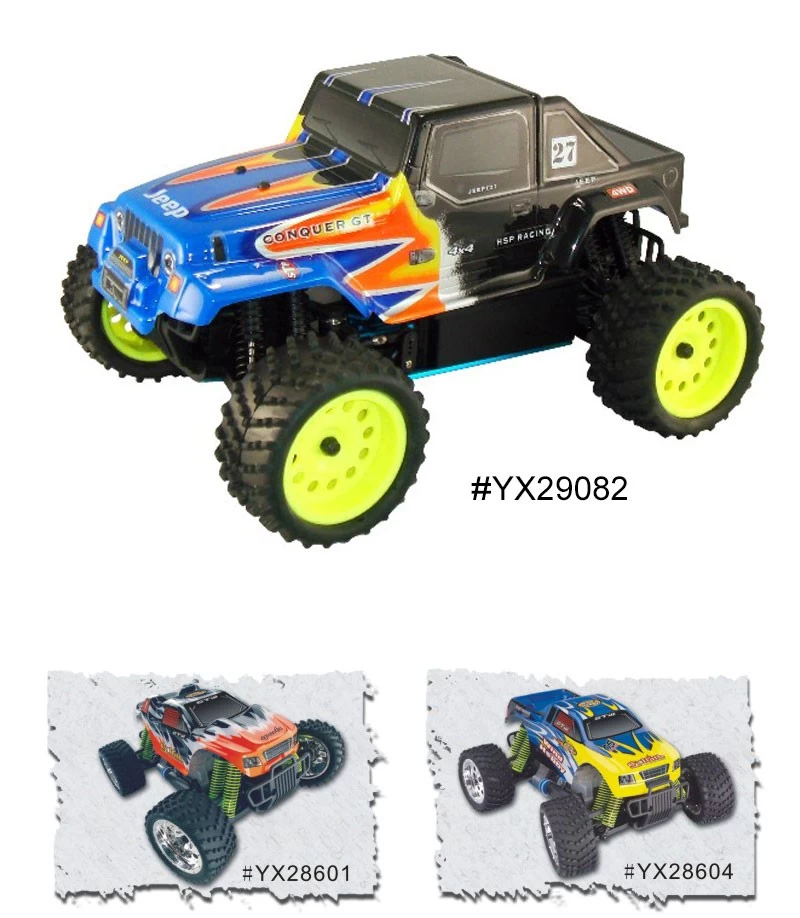 1/16 Scale RC Gas Powered 4WD Monster Truck TPGT-1651,High Quality RC Model Car,Monster Truck,1/16 car,petrol rc car,CHINA TOPWIN INDUSTRY CO.,LTD