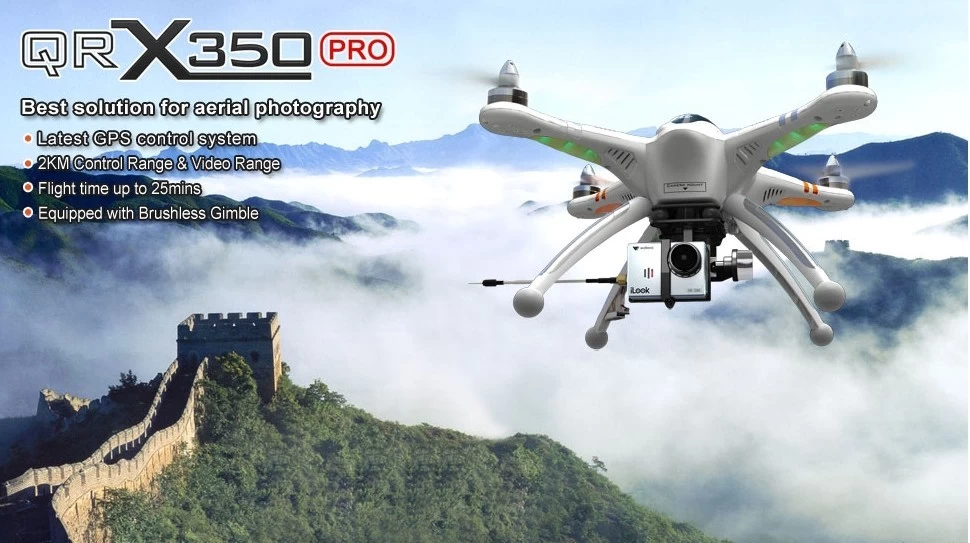 Walkera QR X350 PRO - GPS FPV RC Quadcopter With DEVO F7