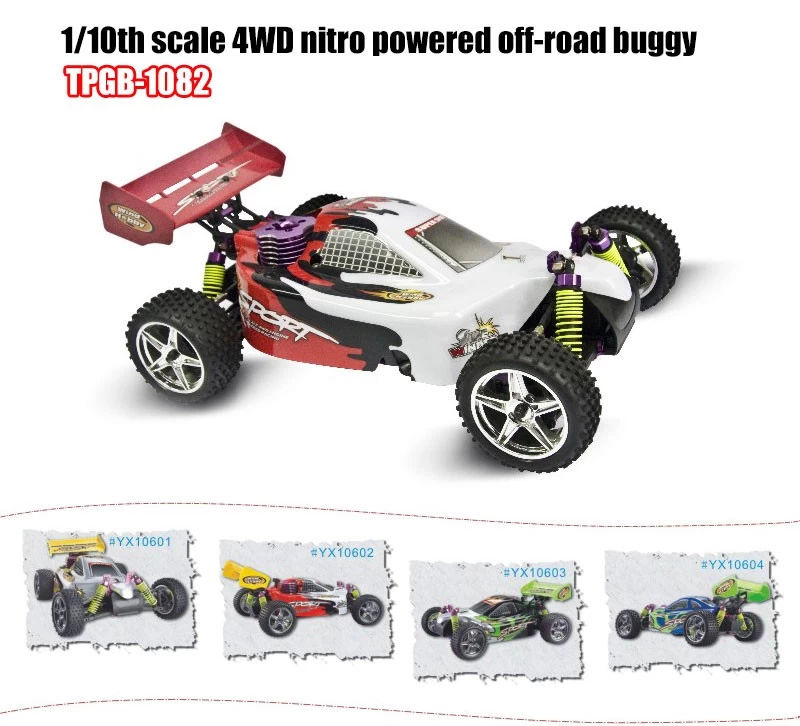 1/10th scale 4WD nitro powered off-road buggy TPCB-1082,High Quality RC Model Car,1/10 car,off road buggy, 4WD Car,CHINA TOPWIN INDUSTRY CO.,LTD