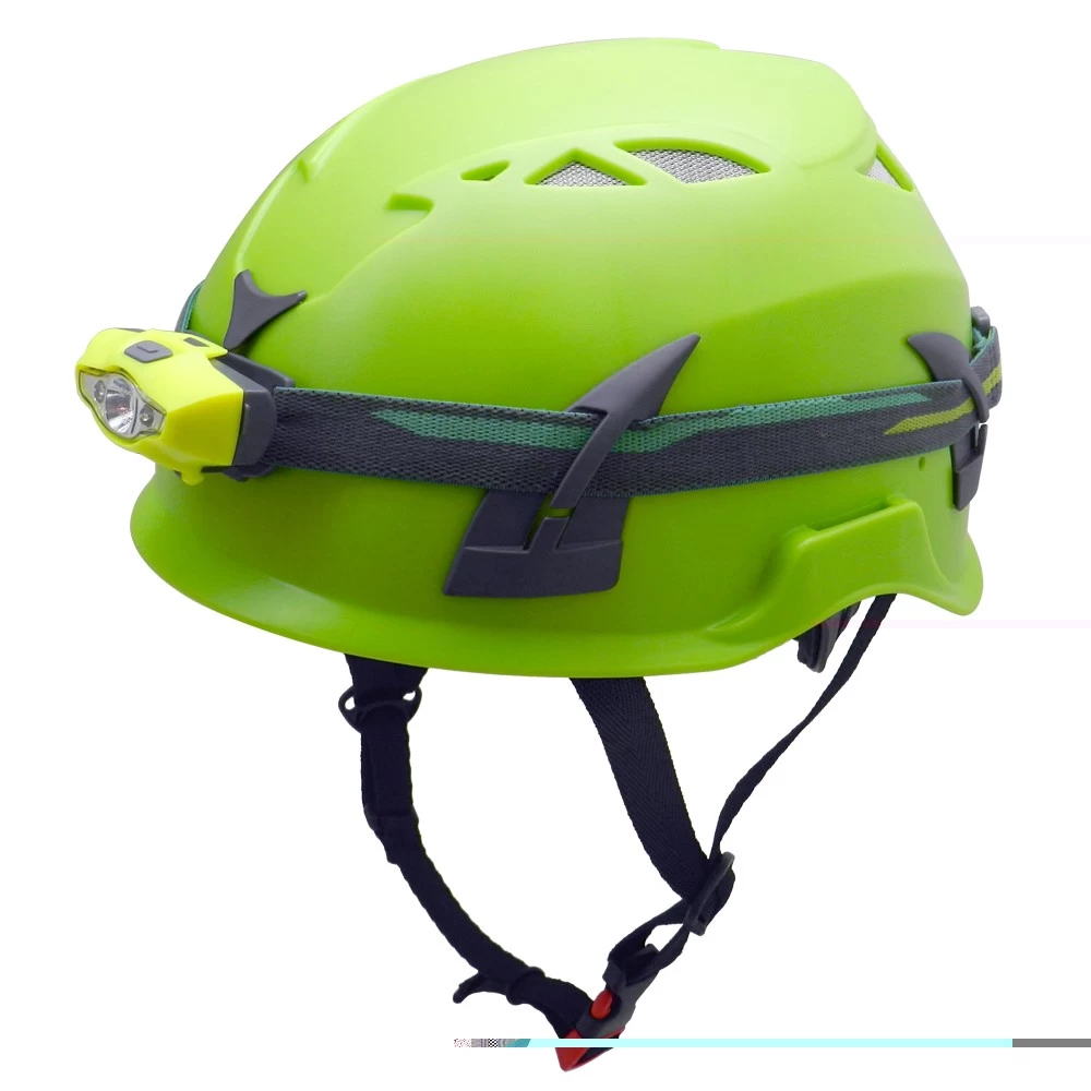 Headlamp safety helmet
