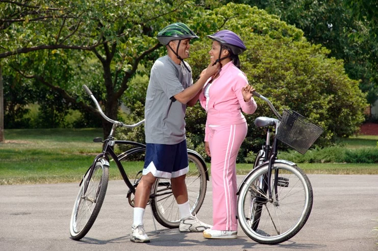 women bicycle helmet