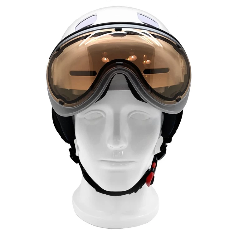 Skiing helmets