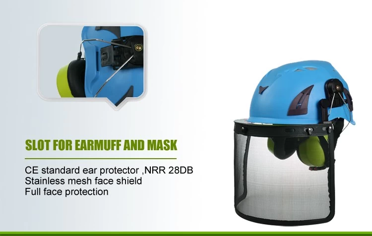 safety helmet with visor