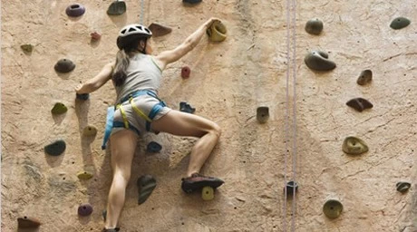 Indoor rock climbing technique