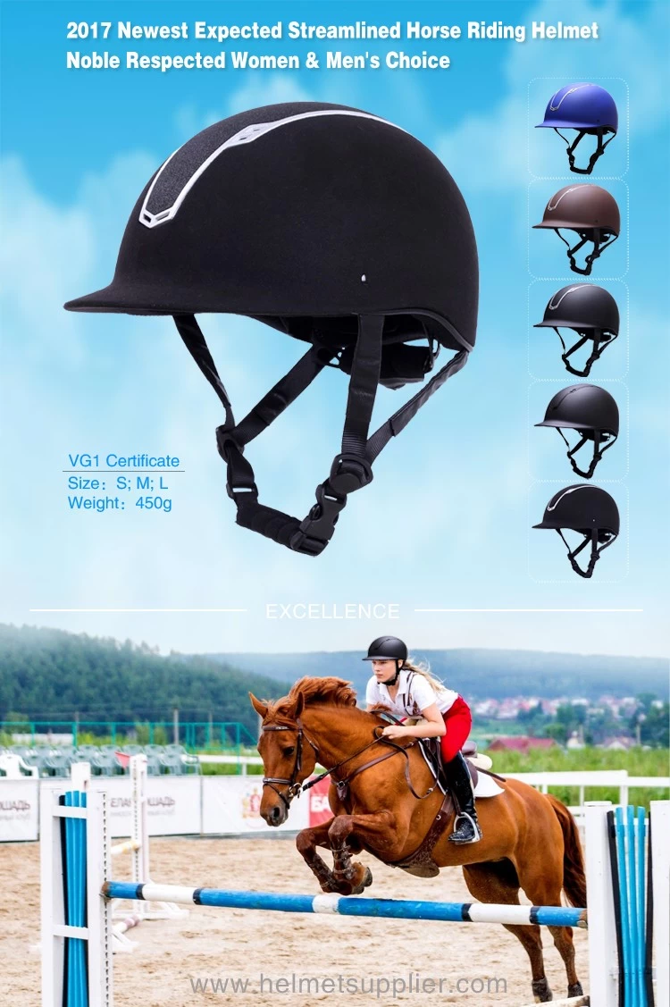 English riding helmet