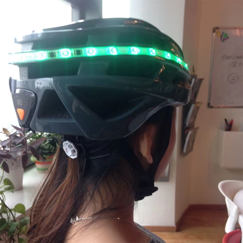 LED bike helmet