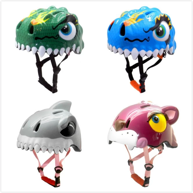 3D animal kids bike helmet
