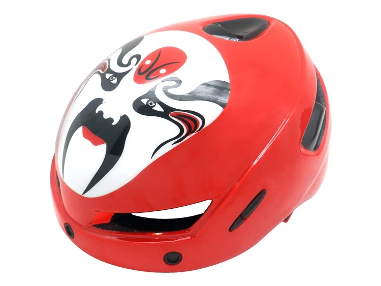 Peking Opera-featured TT helmet