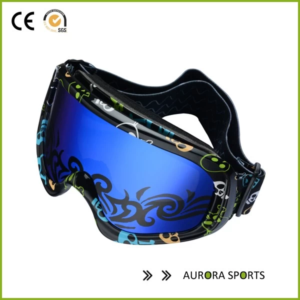 Китай 2016 Новый профессиональный двойной линзы очки противотуманные Большой мужской многоцветный беговых очки QF-M301 производителя