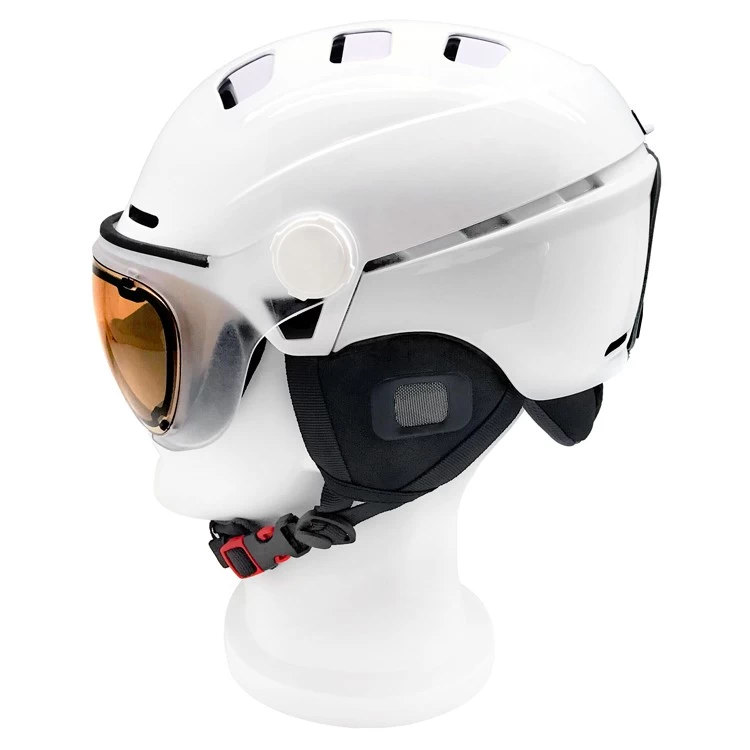 porcelana 2017 nuevas capacidades fuertes en todas las clases de casco, casco del esquí con las gafas fabricante