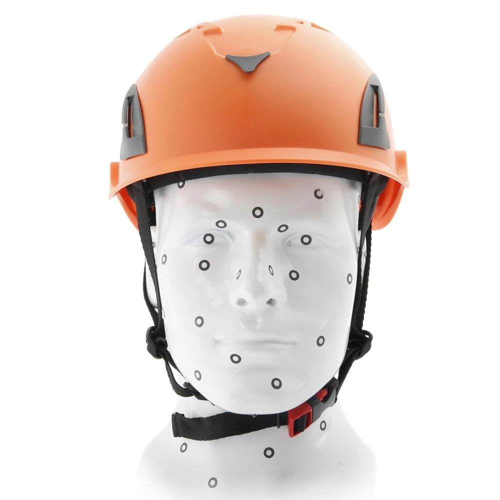 China AU-M02 direct factory price for CE EN 12492 approval offshore oil gas climbing PPE safety helmet with led headlamp manufacturer
